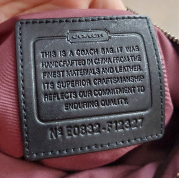 Coach signature style canvas and leather - Picture 8 of 8